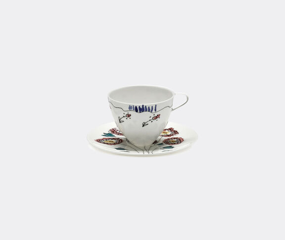Serax 'Anemone Milk' coffee cup and saucer, set of two undefined ${masterID}