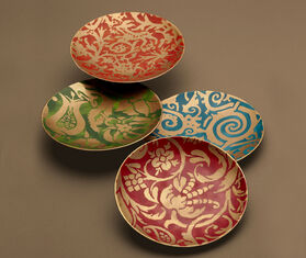 L&#39;Objet &#39;Fortuny&#39; dessert plate, set of four MULTICOLOUR LOBJ23FOR745MUL