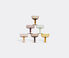 Bitossi Home 'Diseguale' goblets, set of six, amber and pink Multicolor BIHO22SET493MUL