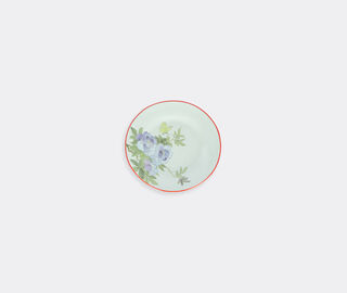Pierre-Louis Mascia Floral starter plate, purple peony, light blue LIGHT BLUE PLMA26PLA650LBL