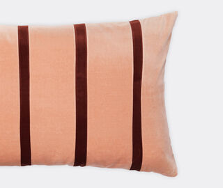 Christina Lundsteen 'Pippa' cushion, pale rose and wine MULTICOLOUR CHLU25PIP539MUL