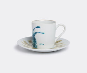 Vito Nesta Studio 'Las Palmas' coffee cup and saucer, set of two BLUE VINS19LAS181BLU