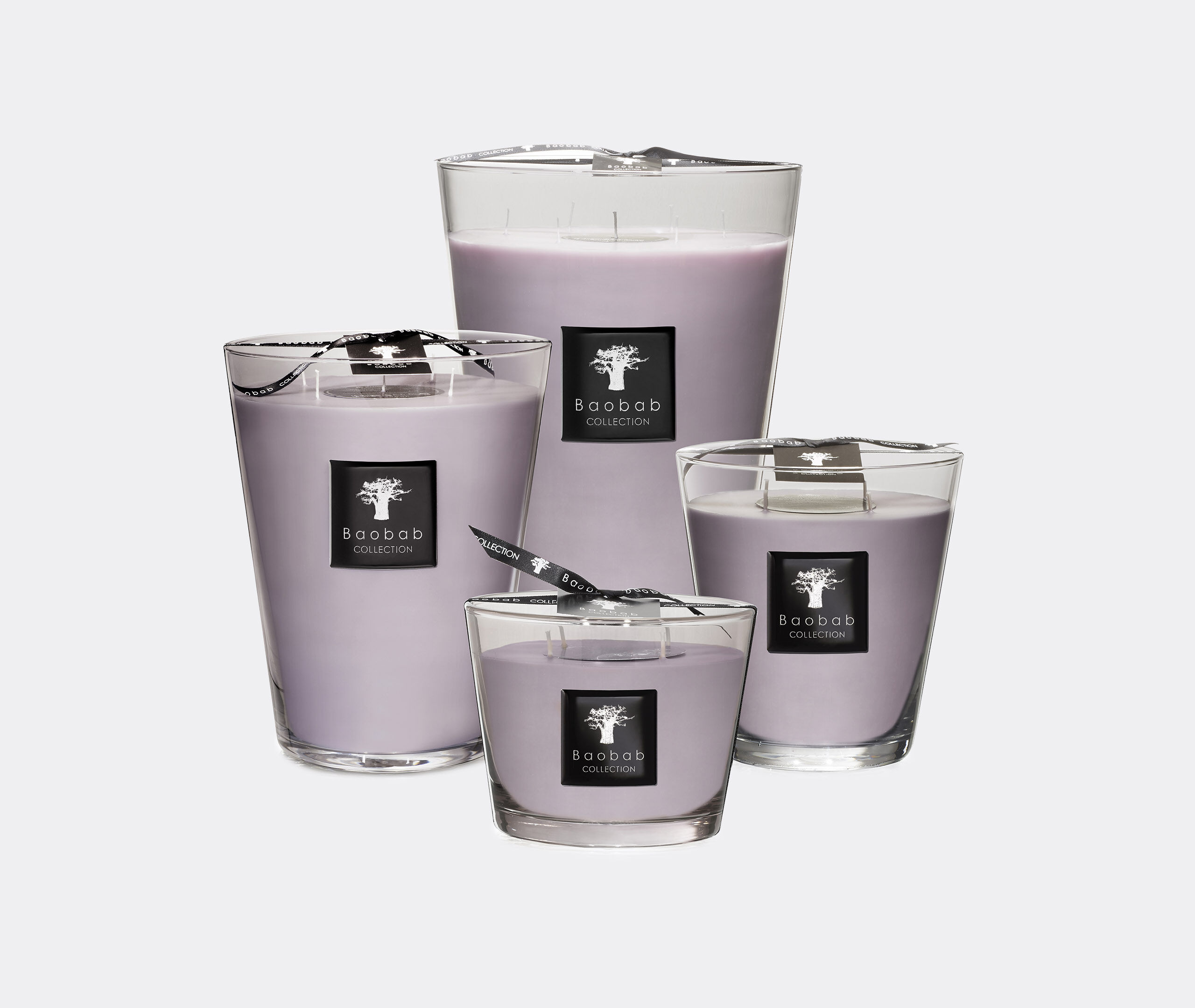 Baobab Collection White rhino キャンドル All Seasons White Rhino' candle, small by Baobab Collection