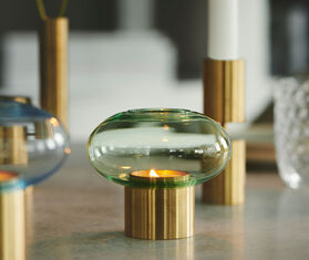 Applicata 'Mush' candleholder, green GREEN APPL20MUS568GRN