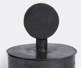 Mad et Len &#39;Cristaux&#39; pot pourri totem, Terre noire, medium BLACK MALE20POT092BLK