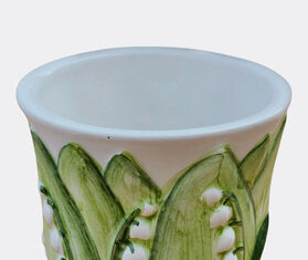 Les-Ottomans 'Lily of the Valley' ceramic tumbler, set of two, green and white MULTICOLOUR OTTO26LIL451MUL