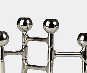 POLSPOTTEN 'Round Folding' candle holder, silver SILVER POLS25CAN503SIL