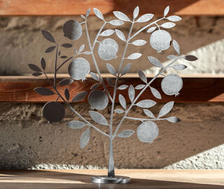 Produzione Privata 'Pomegranate' sculpture, raw metal GREY PRPR25THE620GRY