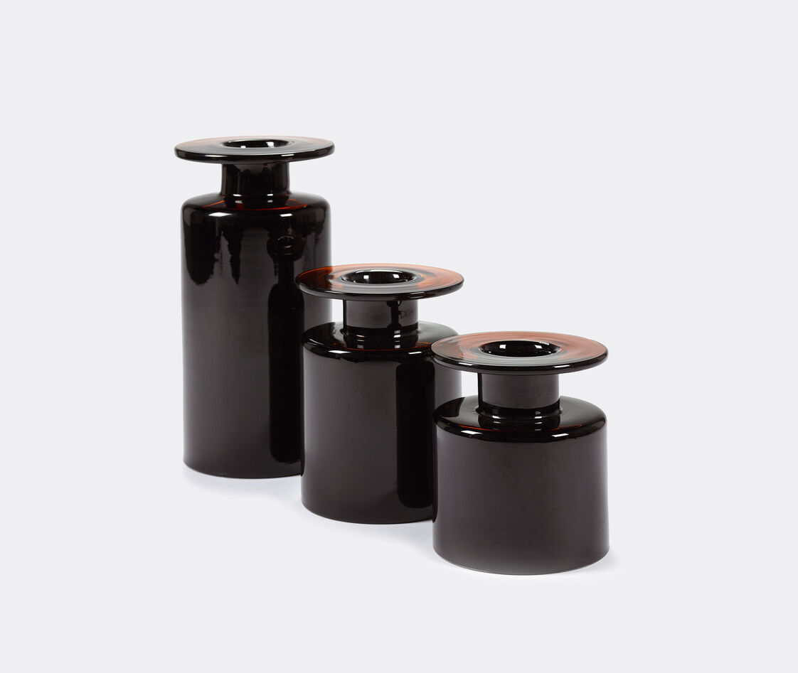 Serax Vases Black In Black, Brown
