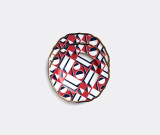 La DoubleJ 'Geometrico' dessert plates, set of two MULTICOLOUR LADJ17GEO938MUL