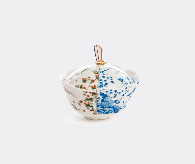 Seletti 'Hybrid Maurilia' sugar pot with spoon MULTICOLOUR SELE22HYB480MUL