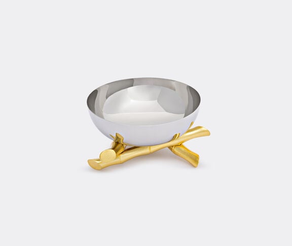 L'Objet 'Bambou' bowl, medium Gold, Platinum ${masterID}
