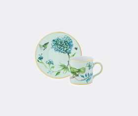 Aquazzura Casa &#39;Secret Garden&#39; coffee cup and saucer, set of two GREEN AQUA23SEC438GRN