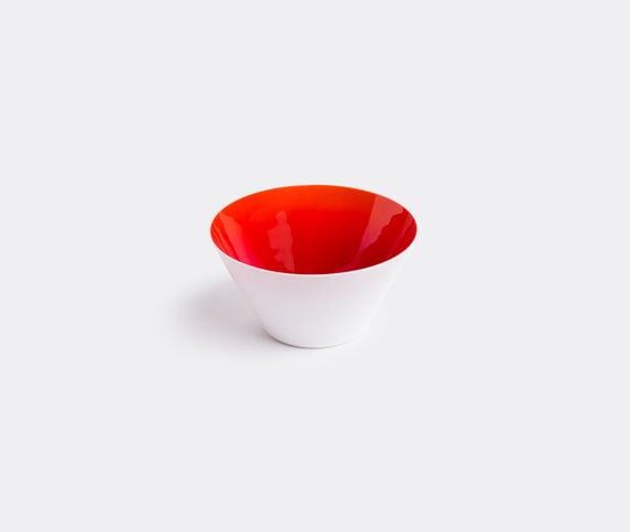 NasonMoretti 'Lidia' bowl, small Red, white NAMO18LID069RED