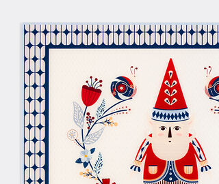 VESTA 'Gnome' placemat, set of two, multicolor BLUE VEST26SET572BLU