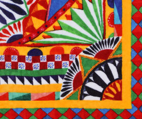 Dolce&amp;Gabbana Casa &#39;Carretto&#39; beach towel, yellow YELLOW DGCA23BEA911MUL