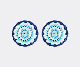 Aquazzura Casa &#39;Alegria&#39; soup plate, set of two, blue BLUE AQUA24ALE073BLU