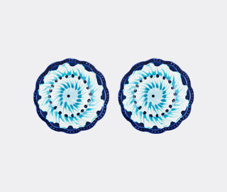 Aquazzura Casa 'Alegria' soup plate, set of two, blue BLUE AQUA24ALE073BLU
