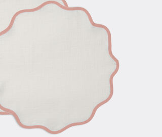 La DoubleJ 'Cloud' tablemat, set of two, pink PINK LADJ23CLO501PIN