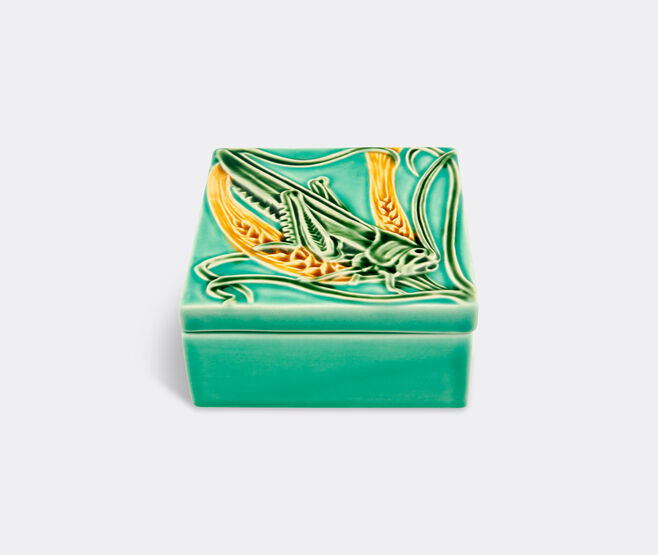 Bordallo Pinheiro 'Azulejo Box' grasshopper MULTICOLOUR BOPI22AZU264MUL