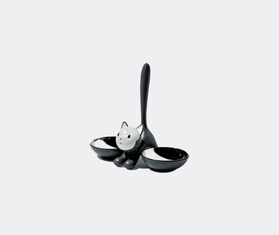 Alessi &#39;Tigrito&#39; cat bowl, black BLACK ALES21TIG023BLK