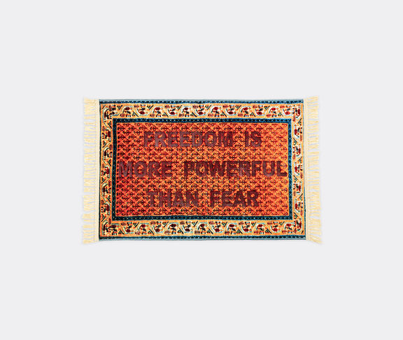Seletti Carpet In Polyester "Burnt Carpet #1 - Freedom" Cm 80X120 undefined ${masterID} 2