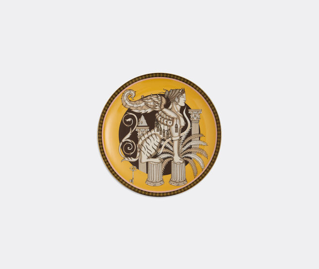 La DoubleJ 'The Sphynx' decorative plate, saffron MULTICOLOUR LADJ25DEC908MUL