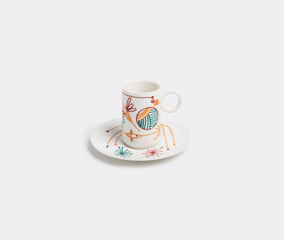 L'Abitare 'Rainbow hummingbird' coffee cup and saucer undefined ${masterID}
