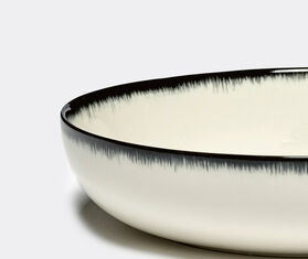 Serax &#39;D&eacute;&#39; deep plate, variation A, set of two, white and black WHITE SERA24HIG698WHI