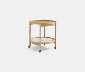 Brdr. Kr&uuml;ger &#39;B&oslash;lling&#39; tray table, 500mm, oak, cream MULTICOLOUR BRDR21BOL565YEL