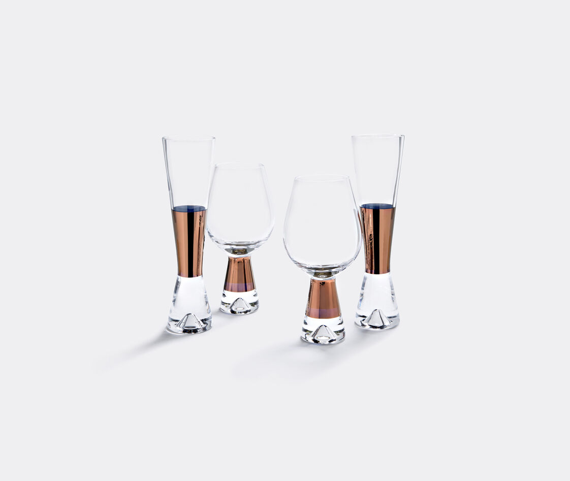 Shop Tom Dixon Entertaining Clear In Clear, Copper