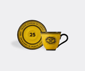 Gucci 'Star Eye' demitasse cup with saucer, set of two, yellow YELLOW GUCC22STA335YEL