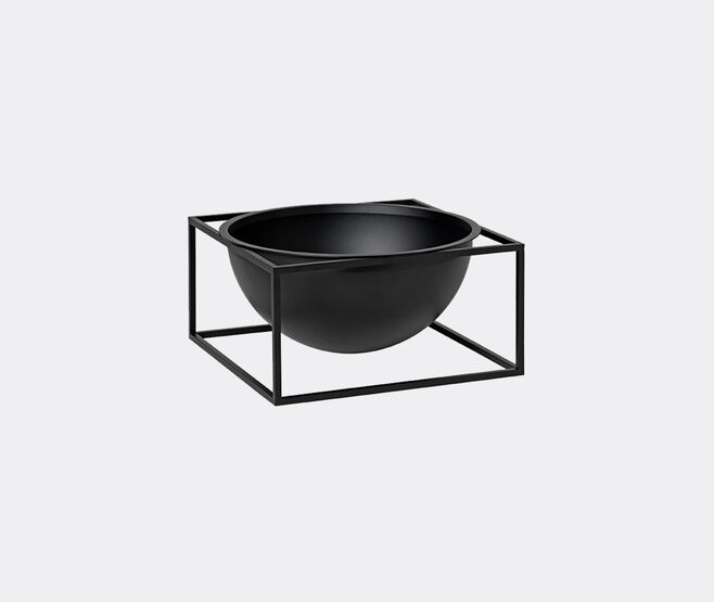 Audo Copenhagen 'Kubus' centerpiece, large, black BLACK BYLA22BOW301BLK