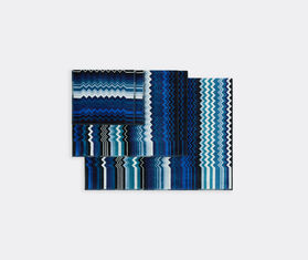 Missoni 'Giacomo' towel, set of five, blue multicolor BLUE MIHO26GIA132BLU