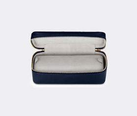 Smythson 'Panama' watch box, navy BLUE SMYT20PAN511BLU