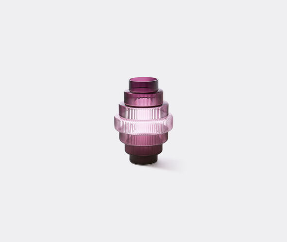POLSPOTTEN Vase Steps Dk. Purple Large undefined ${masterID} 2