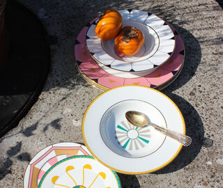 Reflections Copenhagen 'Madeira' dinner plate, set of two MULTICOLOUR REFL23MAD851MUL