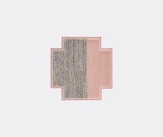 GAN 'Space Mangas Square Plait Pink' rug MULTICOLOUR GANR20MAN140MUL