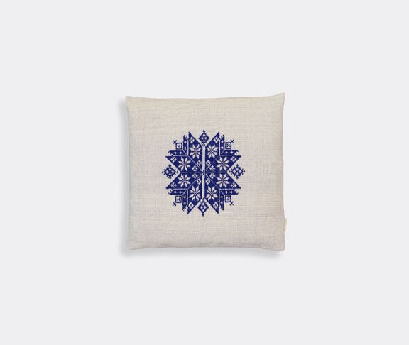 House of Capricorn 'Augusta' cushion, blue undefined ${masterID}