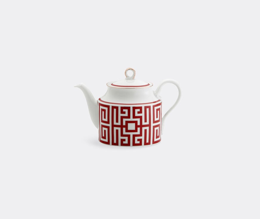 Ginori 1735 'Labirinto' teapot, red  RIGI20LAB851RED