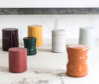 Serax 'Tabouret Organique', orange TERRACOTTA SERA22TAB127ORA
