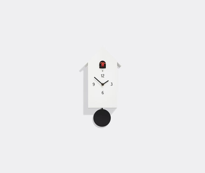 Domeniconi 'Zuba' cuckoo clock, white WHITE DOME25CUC443WHI