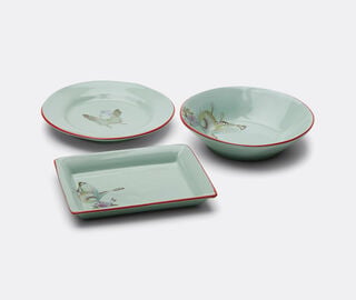 Pierre-Louis Mascia Floral bowl, light blue LIGHT BLUE PLMA26BOW626LBL