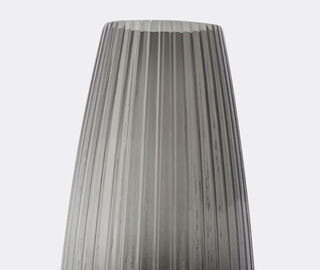 XLBoom 'Dim Stripe' vase, extra large, gray GREY XLBO25DIM018GRY
