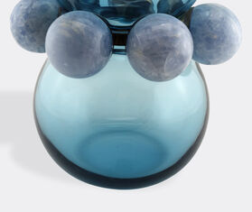 Vanessa Mitrani &#39;Tiffany&#39; vase, duck blue and bronze BLUE VAMI23TIF873BEI