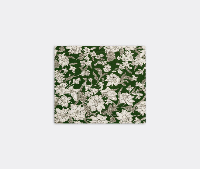 La DoubleJ 'Lilium Avorio' tablemat, set of two GREEN LADJ22TAB182GRN