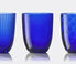 NasonMoretti 'Idra' water glass, set of six, blue Blue NAMO20WAT122BLU