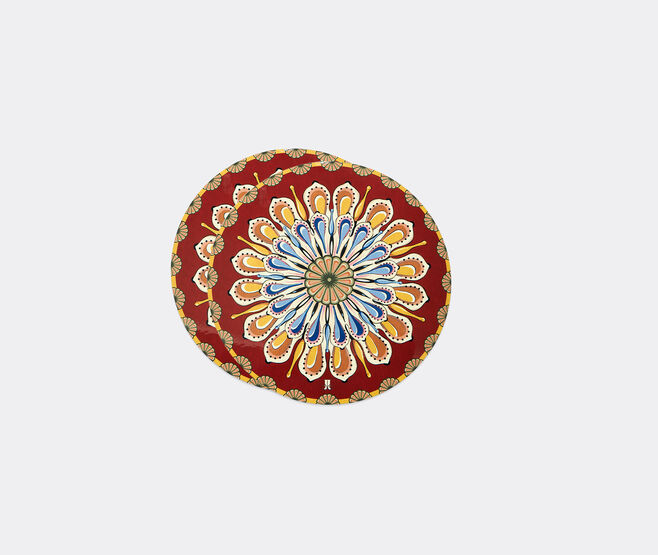 La DoubleJ 'Nucleus' placemat, set of two, brick MULTICOLOR LADJ26DIS329MUL
