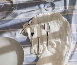 Alessi 'Nuovo Milano' cutlery, set of twenty-four SILVER ALES22NUO876SIL