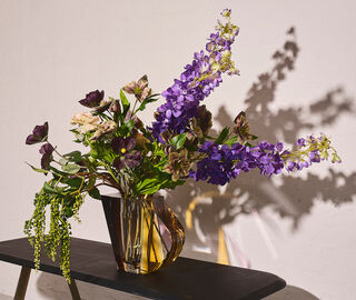 Flowerism&nbsp;Studio 'Purple Deluxe Mix' bouquet, set of fifteen, multicolor MULTICOLOUR FLOW26MIX329MUL
